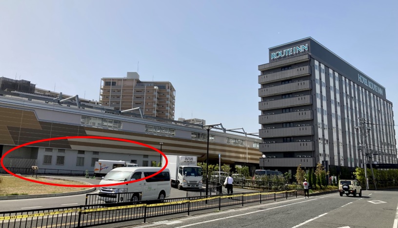 JR東岸和田駅　停車位置